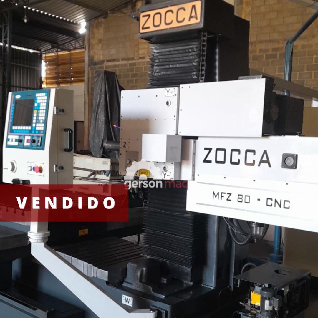 MANDRILHADORA CNC ZOCCA MFZ-80 RETROFITADA